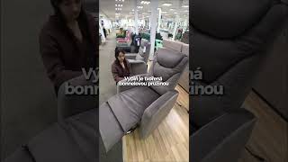 KERBIN relaxační křeslo – elektrické polohování v akci